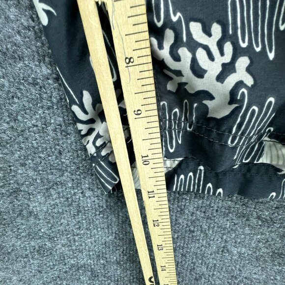 Reyn Spooner Board Shorts Mens 36 Gray 10" Inseam Fish All Over Print Pockets - Picture 11 of 13